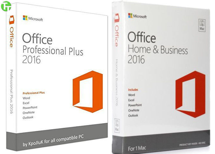 Microsoft Office Pro 2016 Office 365 Product Key Card