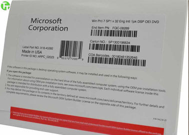 OEM Software Windows 7 COA Sticker Windows 7 Full Version With Activation Key