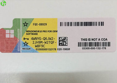Genuine COA License Sticker Windows 10 KEY STICKER Activated Internet Online