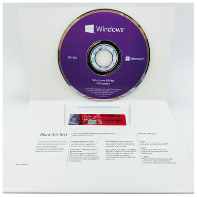 32Bit 64BIT Microsoft Windows 10 Professional OEM DVD Pack Sealed