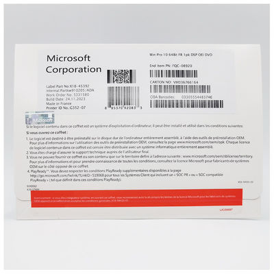 Enterprise Version Win 10 PRO OEM License 100% Online Activation Automatic Updates