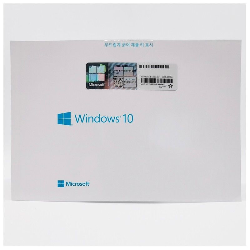 Perpetual Windows 10 Pro OEM License Activation Method Operating System Windows 10 Product Key