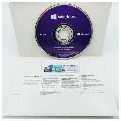Windows 10 Pro OEM 64 Bit Sistem Oluşturucu DVD - Çok Dilli (Eng/Fr/De/Es/It) Çevrimiçi Etkinleştirme