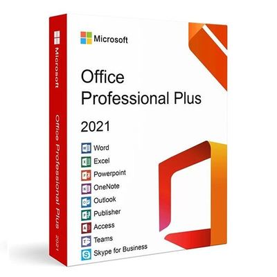 Genuine Microsoft Office 2021 Pro Plus Anahtarı Uluslararası / Küresel Bölge Piyasası için Hesabınıza Bağlayın