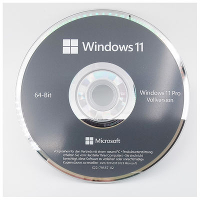 Microsoft Windows 11 Pro 64 Bit Almanca DVD Yeni PC için OEM Sistem Oluşturucu Paketi