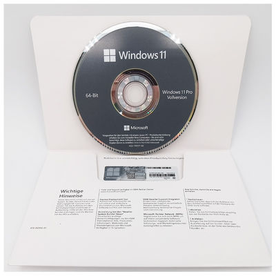 Gerçek Windows 11 Pro OEM DVD Almanca 64 Bit Sistem Oluşturucu Lisansı İş için