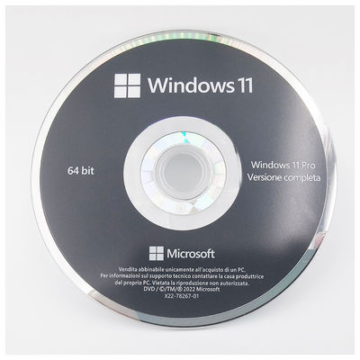 Windows 11 Pro OEM İtalyanca Tam İtalyanca Arayüzü ile 64 bit İşletme Özellikleri
