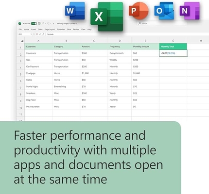 Microsoft Office 2024 Perakende Kutu Anahtarı Windows/Mac için Sürekli Lisans