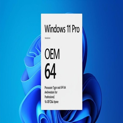 Windows 11 Pro OEM X86 64 İşlemci Tipi ve Profesyonel Kullanım için 64-bit Mimarisi 16 GB Disk Alanı