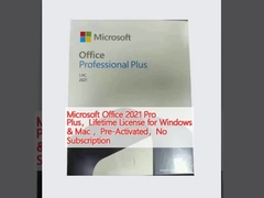 Microsoft Office 2021 Pro Plus, Windows ve Mac için ömür boyu lisans, Ön etkinleştirilmiş, aboneliksiz