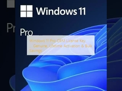 Windows 11 Pro OEM Lisans Anahtarı,Gerçek,Ömür boyu Etkinleştirme ve Toplu Tasarruf